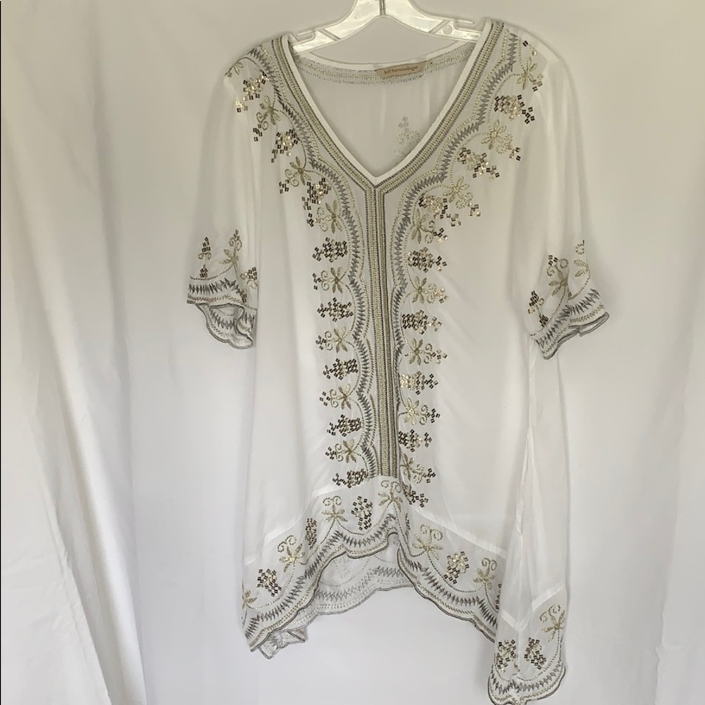 Soft Surroundings Detailed Blouse